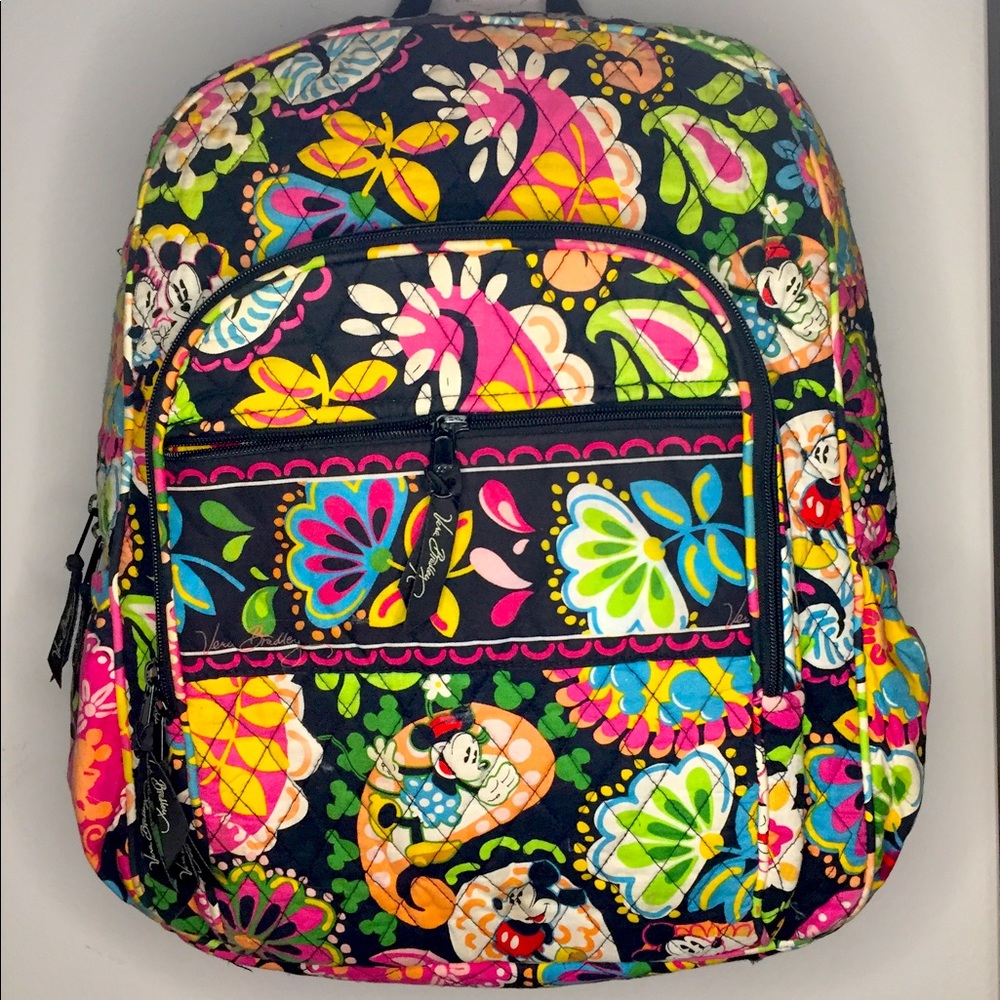 Vera Bradley Midnight with  Mickey backpack